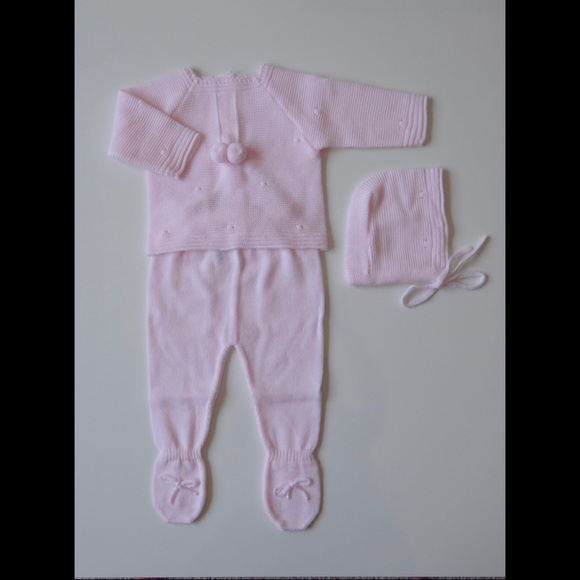 Baby Girl knit set NEW - Picture 1 of 1